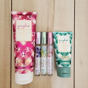 Bath & Body Works Gingham Vibrant, Fresh, Gorgeous Set